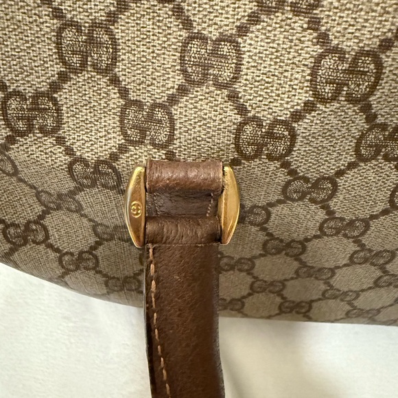 Gucci Brown Satchel with Iconic GG Monogram - Picture 12 of 15